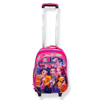 Kpop Demon Hunters Huntrix Trolley Τσάντα Δημοτικού 41cm