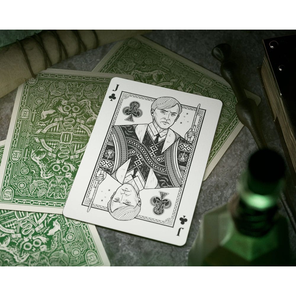 Harry Potter Hogwarts Playing Cards Τράπουλα Green Version