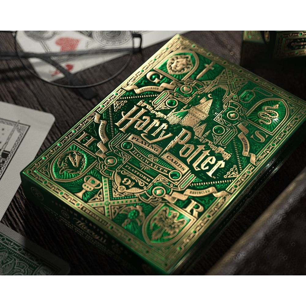 Harry Potter Hogwarts Playing Cards Τράπουλα Green Version