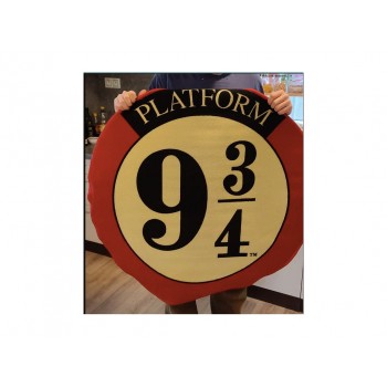 Harry Potter Platform 9 3/4 Χαλάκι Στρογγυλό 100x100 cm
