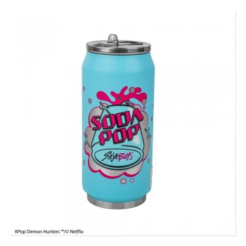 KPop Demon Hunters Θερμό Με Καλαμάκι Soda Pop Can