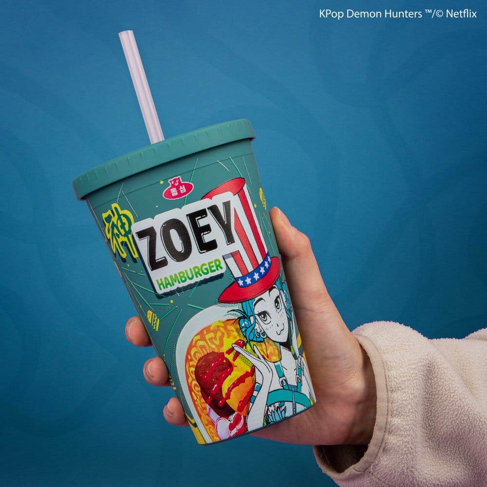 KPop Demon Hunters Tumbler Zoey Hamburger 475ml KPop Demon Hunters Tumbler Zoey Hamburger 475ml