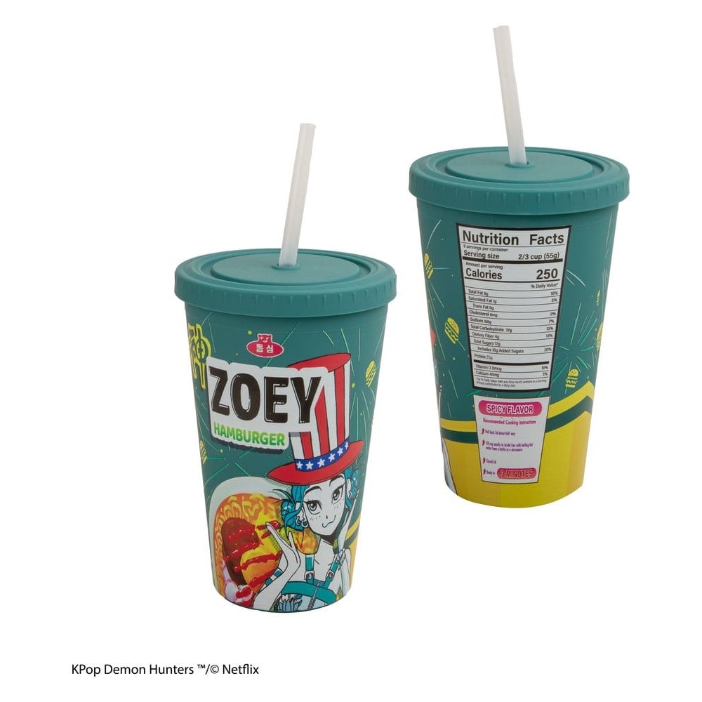 KPop Demon Hunters Tumbler Zoey Hamburger 475ml KPop Demon Hunters Tumbler Zoey Hamburger 475ml