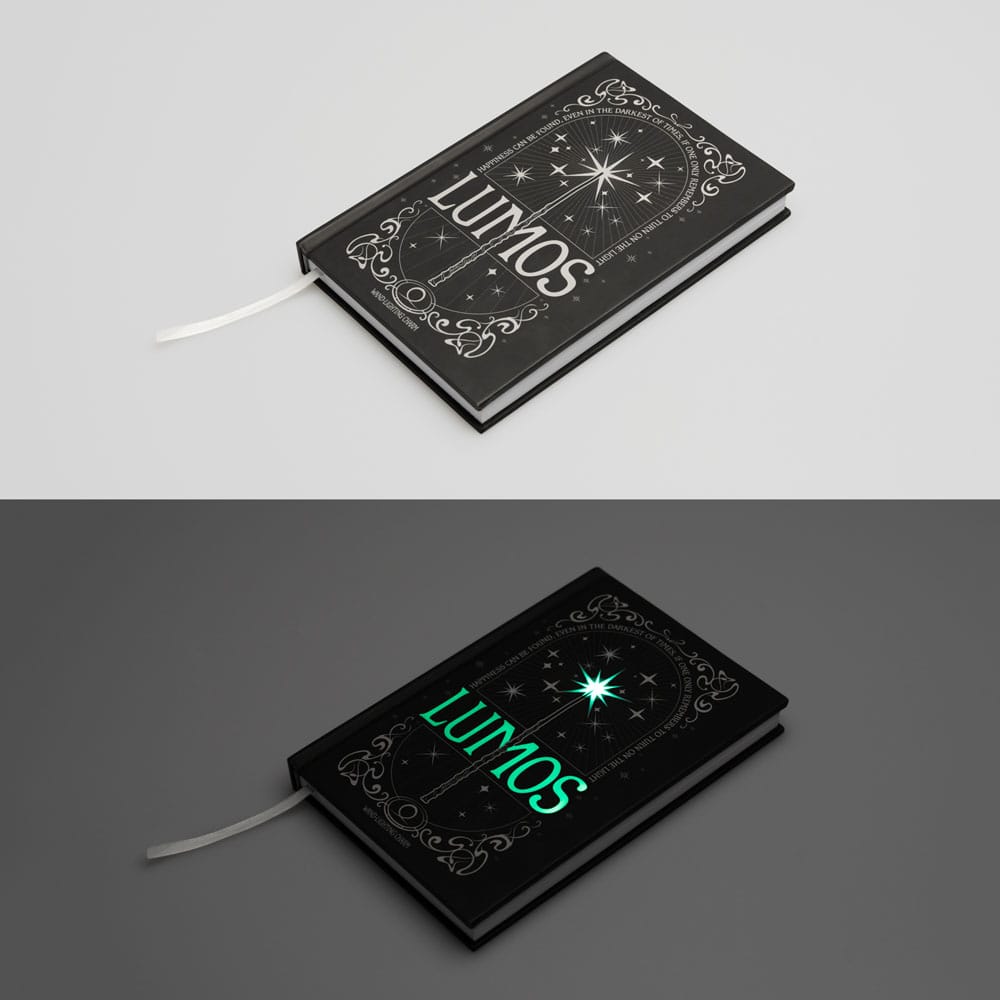 Harry Potter Lumos A5 premium led Notebook + Στυλό Σετ