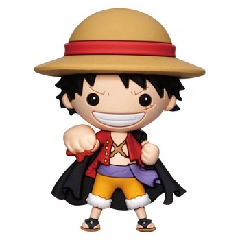 One Piece 3D Foam Μαγνητάκι Luffy with Cape