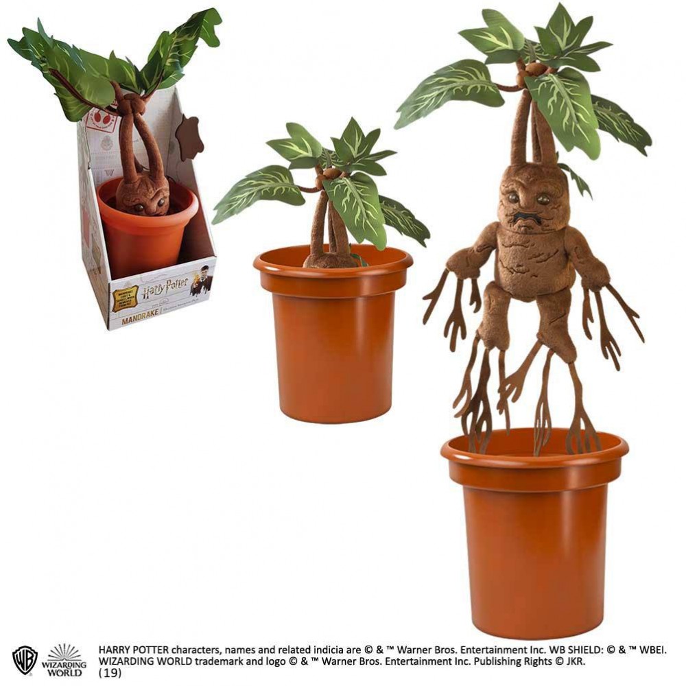 Harry Potter Διαδραστικό Λούτρινο Mandrake 30 cm