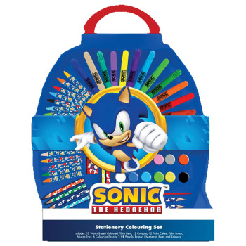 Sonic the hedgehog Σετ Ζωγραφικής 50τμχ Sonic the hedgehog Σετ Ζωγραφικής 50τμχ