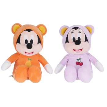 Disney Mickey Mouse - Minnie in Bear Romper Λούτρινο με 30cm