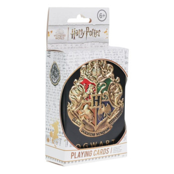 Harry Potter Hogwarts Playing Cards in a Tin Black Τράπουλα