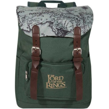 Lord Of The Rings Middle Earth Green Backpack One Size