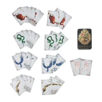 Harry Potter Hogwarts Playing Cards in a Tin Black Τράπουλα