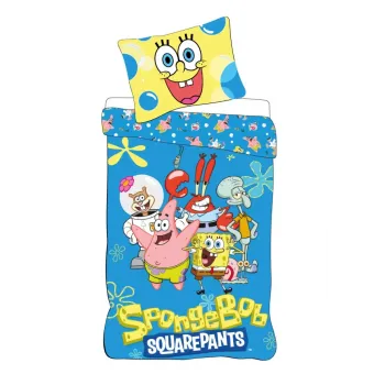SpongeBob Sea Squad Σετ Παπλωματοθήκη και Μαξιλαροθήκη 140×2
