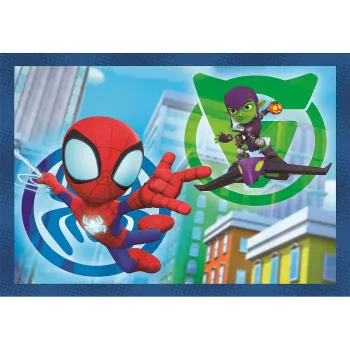 Marvel Spiderman puzzle Spidey 4 in 1 Clementoni