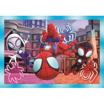 Marvel Spiderman puzzle Spidey 4 in 1 Clementoni