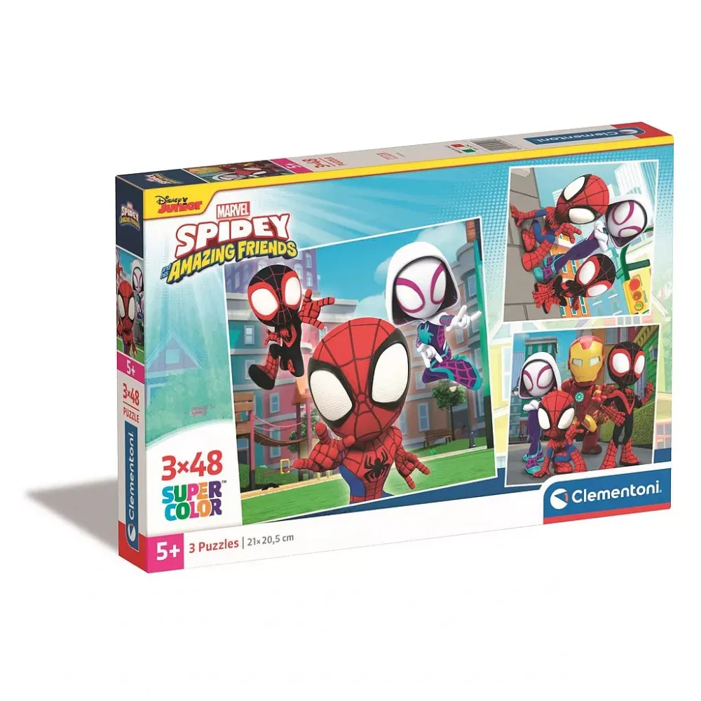 Marvel Spiderman Spidey 3x48 τμχ puzzle Clementoni Marvel Spiderman Spidey 3x48 τμχ puzzle Clementoni