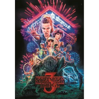 Stranger Things 1000 piece Clementoni puzzle Starcourt Mall