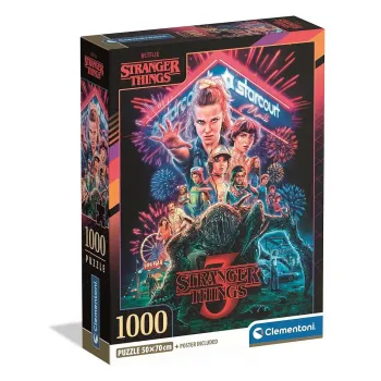 Stranger Things 1000 piece Clementoni puzzle Starcourt Mall