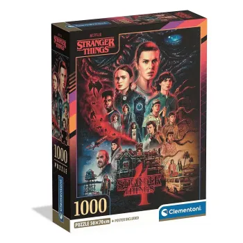 Stranger Things 1000 piece Clementoni puzzle Darkness Rises
