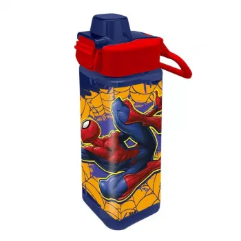 Marvel Spiderman Web-Slinger square Μπουκάλι Πλαστικό με καλ
