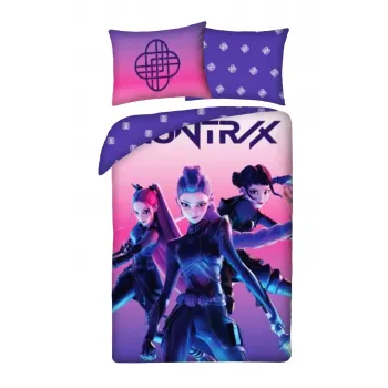 K-pop Demon Hunters Warriors Σετ Παπλωματοθήκη 140x200cm + Μ