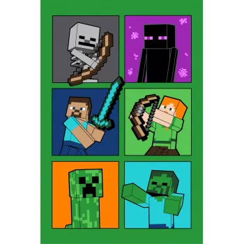 Minecraft Fight Κουβέρτα 100 × 150 εκ.