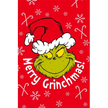 The Grinch Merry Grinchmas microflannel κουβέρτα 100x150cm