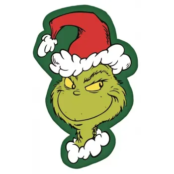 The Grinch Green Smile Διακοσμητικό Μαξιλάρι 36x23 cm