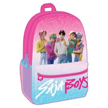 KPop Demon Hunters Saja Boys backpack Δημοτικού-Εκδρομής 38c