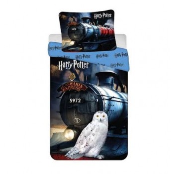 Harry Potter Hedwig Fly Σετ Παπλωματοθήκη, Μαξιλαροθήκη 140x