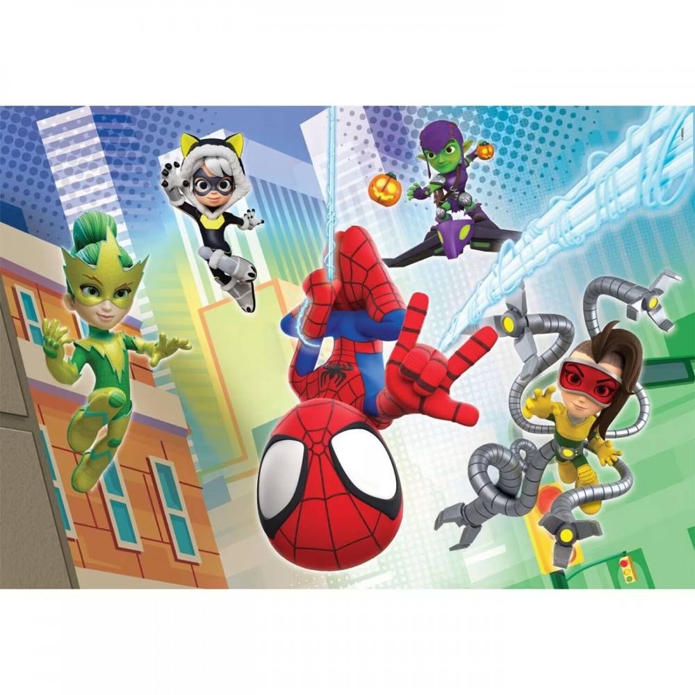 Marvel Spiderman Spidey 2x60 pieces puzzle Clementoni