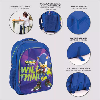 Sonic the Hedgehog Wild Thing Τσάντα Δημοτικού 41 cm