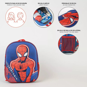 Marvel Spiderman Ready 3D Τσάντα Νηπίου 31cm