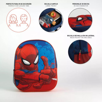 Marvel Spiderman Web Force 3D Τσάντα Νηπιαγωγείου 31 cm