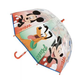 Disney Mickey Pluto Παιδική Διάφανη Ομπρέλα Ø71 cm
