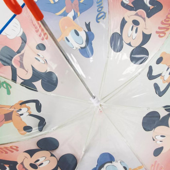 Disney Mickey Pluto Παιδική Διάφανη Ομπρέλα Ø71 cm