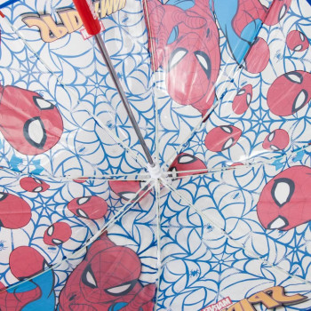 Marvel Spiderman Web Παιδική Διάφανη Ομπρέλα ⌀71 cm