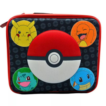 Pokemon Pokeball 3D thermal lunch bag, cooler bag 23 cm