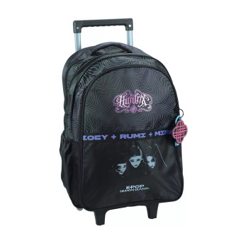 K-pop Demon Hunters Black trolley Σχολική Τσάντα Δημοτικού 4