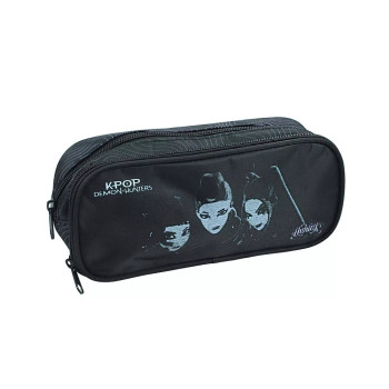 Kpop Demon Hunters Huntrix Black Διπλή Κασετίνα 26cm