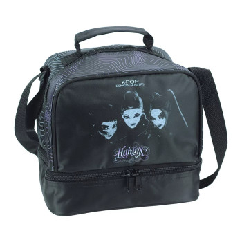 K-pop Demon Hunters Black Thermo Lunch Bag 21 cm