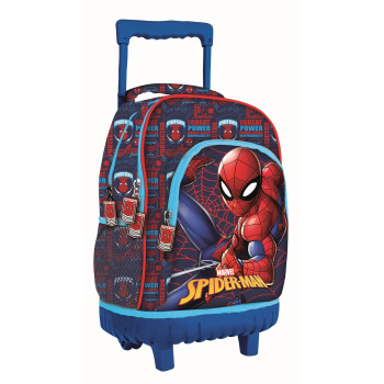 Marvel Spiderman Great Power Premium Σχολική Τσάντα trolley 