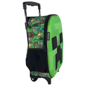 Minecraft Face 3D Trolley backpack Νηπίου 32cm
