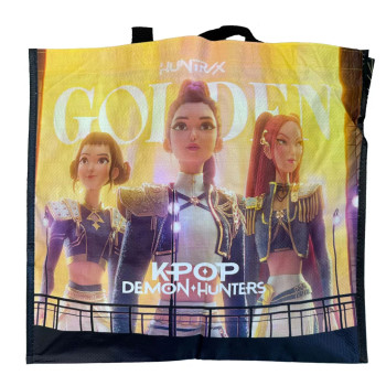 K-pop Demon Hunters Negra shopping bag 45 cm