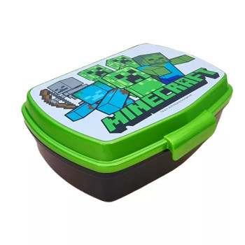Minecraft Creeper funny plastic sandwich box