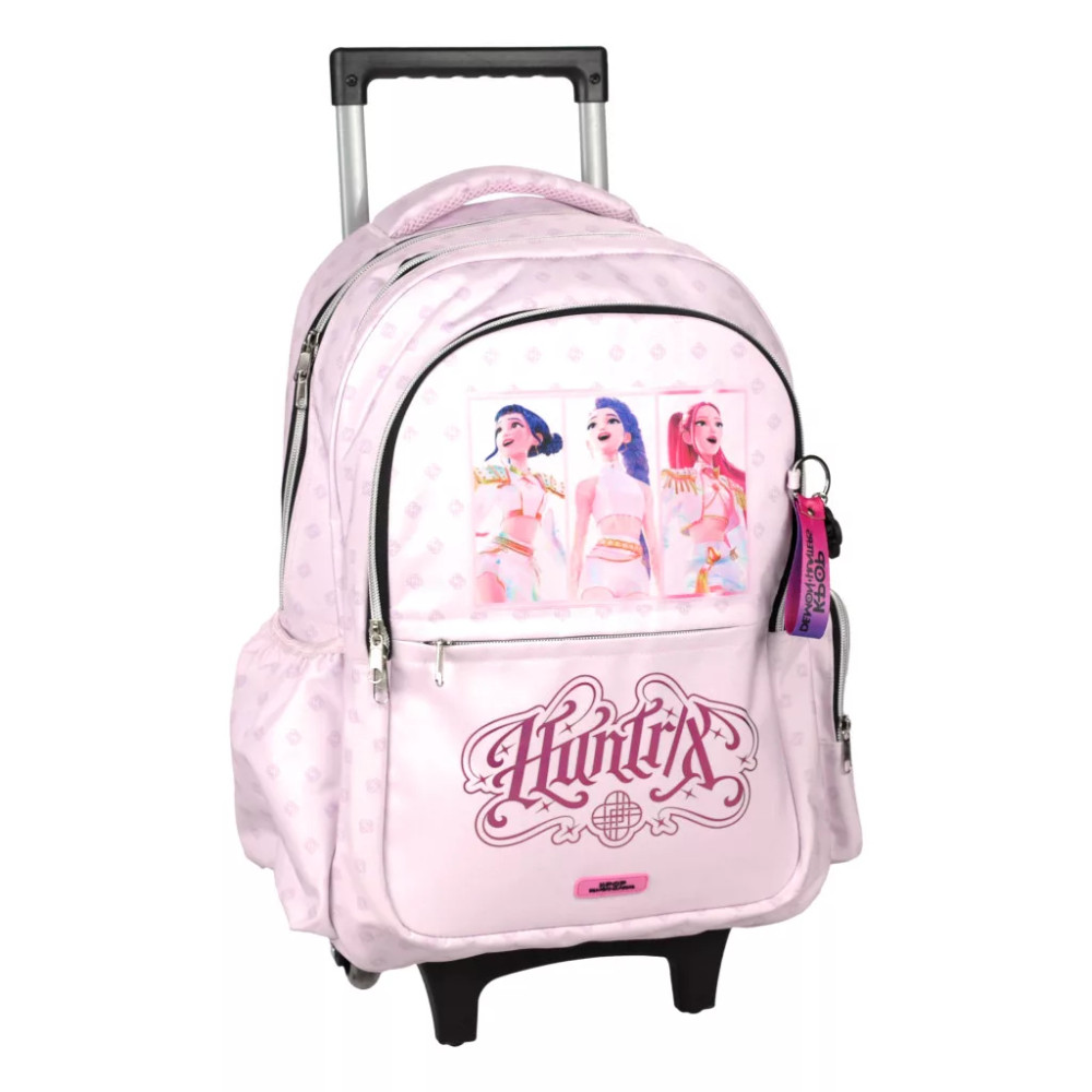 K-pop Demon Hunters Pink premium trolley Σχολική Τσάντα Δημοτικού 46cm K-pop Demon Hunters Pink premium trolley Σχολική Τσάντα Δημοτικού 46cm