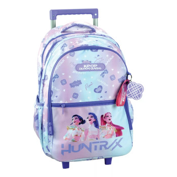 K-pop Demon Hunters Purple trolley Σχολική Τσάντα Δημοτικού 