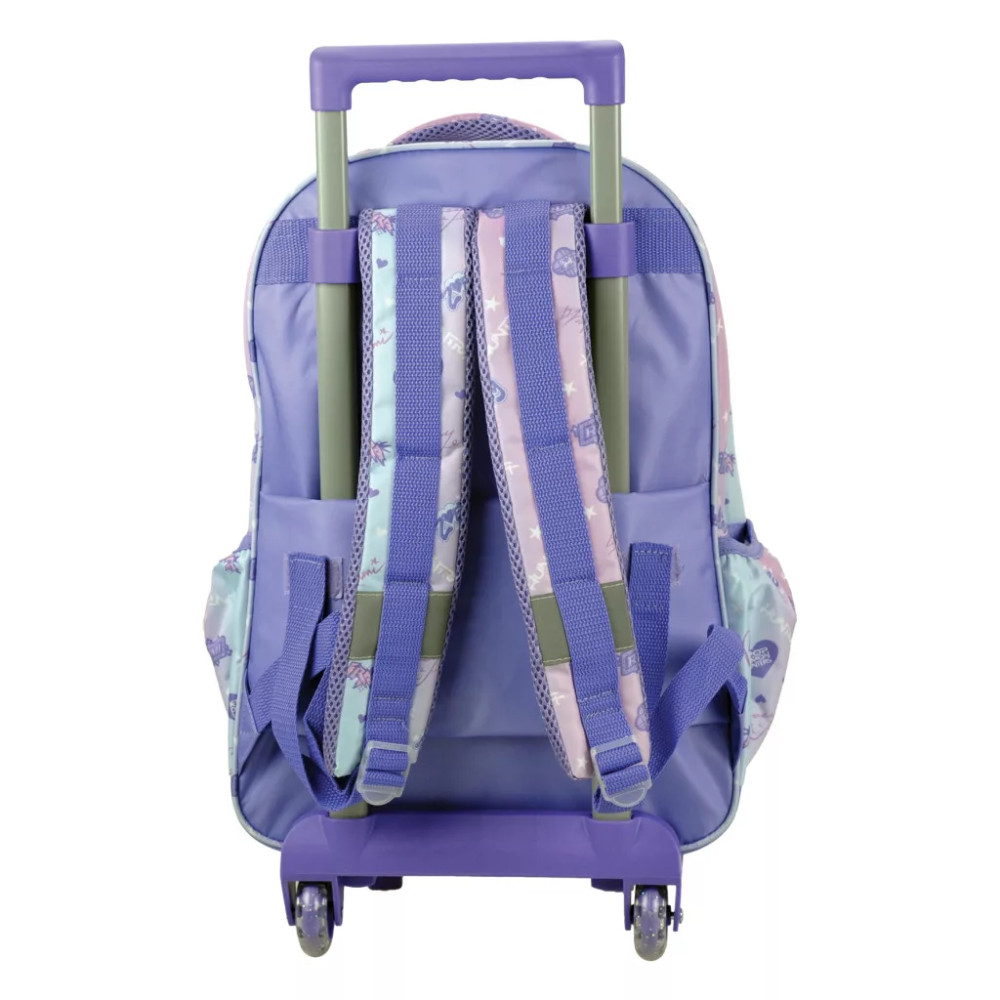K-pop Demon Hunters Purple trolley Σχολική Τσάντα Δημοτικού 46cm K-pop Demon Hunters Purple trolley Σχολική Τσάντα Δημοτικού 46cm