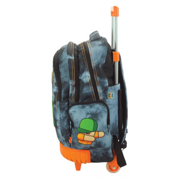 Stumble Guys Hat premium trolley Σχολική Τσάντα Δημοτικού 42cm