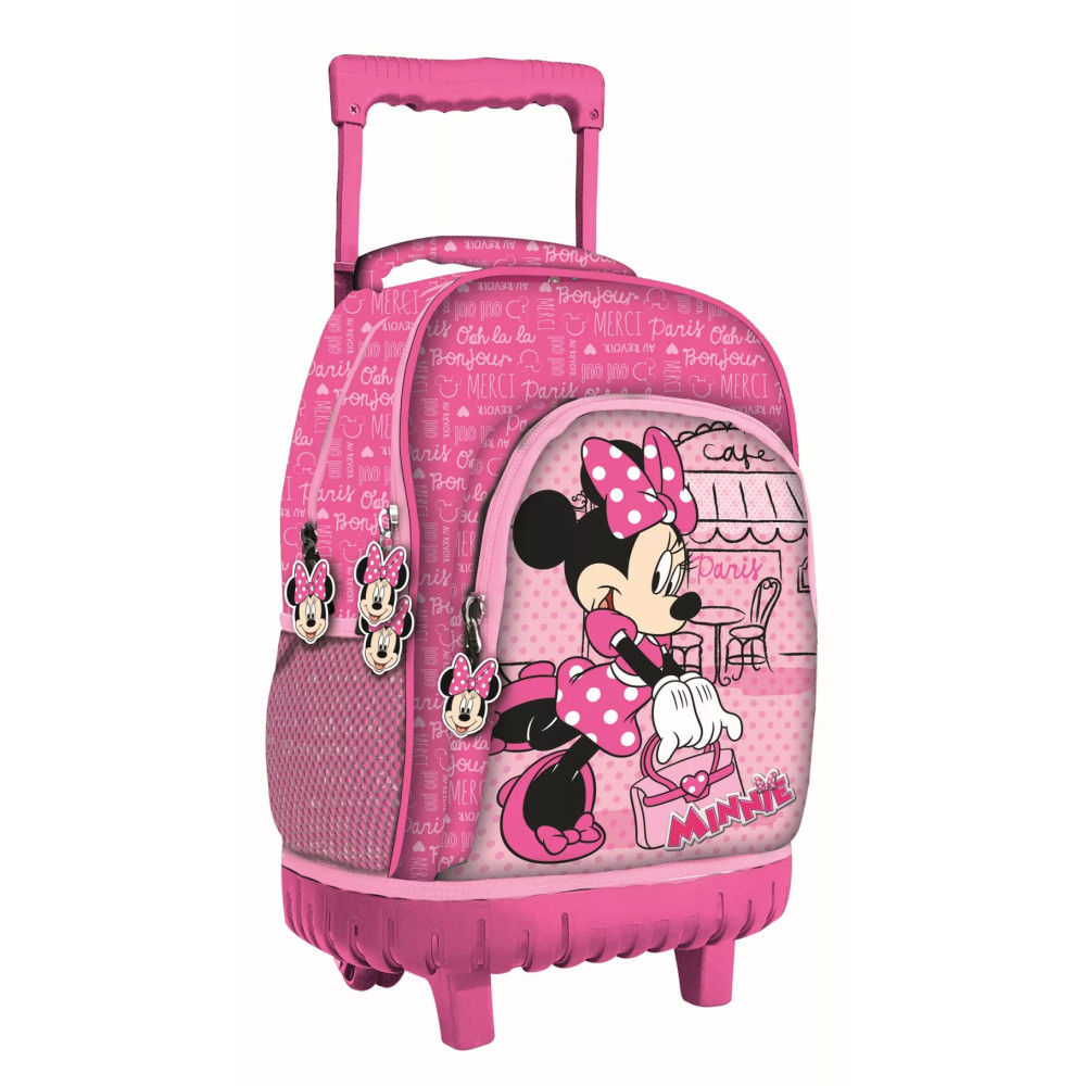 Disney Minnie Paris premium trolley Σχολική Τσάντα Δημοτικού 44cm Disney Minnie Paris premium trolley Σχολική Τσάντα Δημοτικού 44cm
