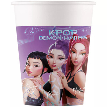 K-pop Demon Hunters Honmoon Χάρτινα Ποτήρια για Πάρτυ 8τμχ 2